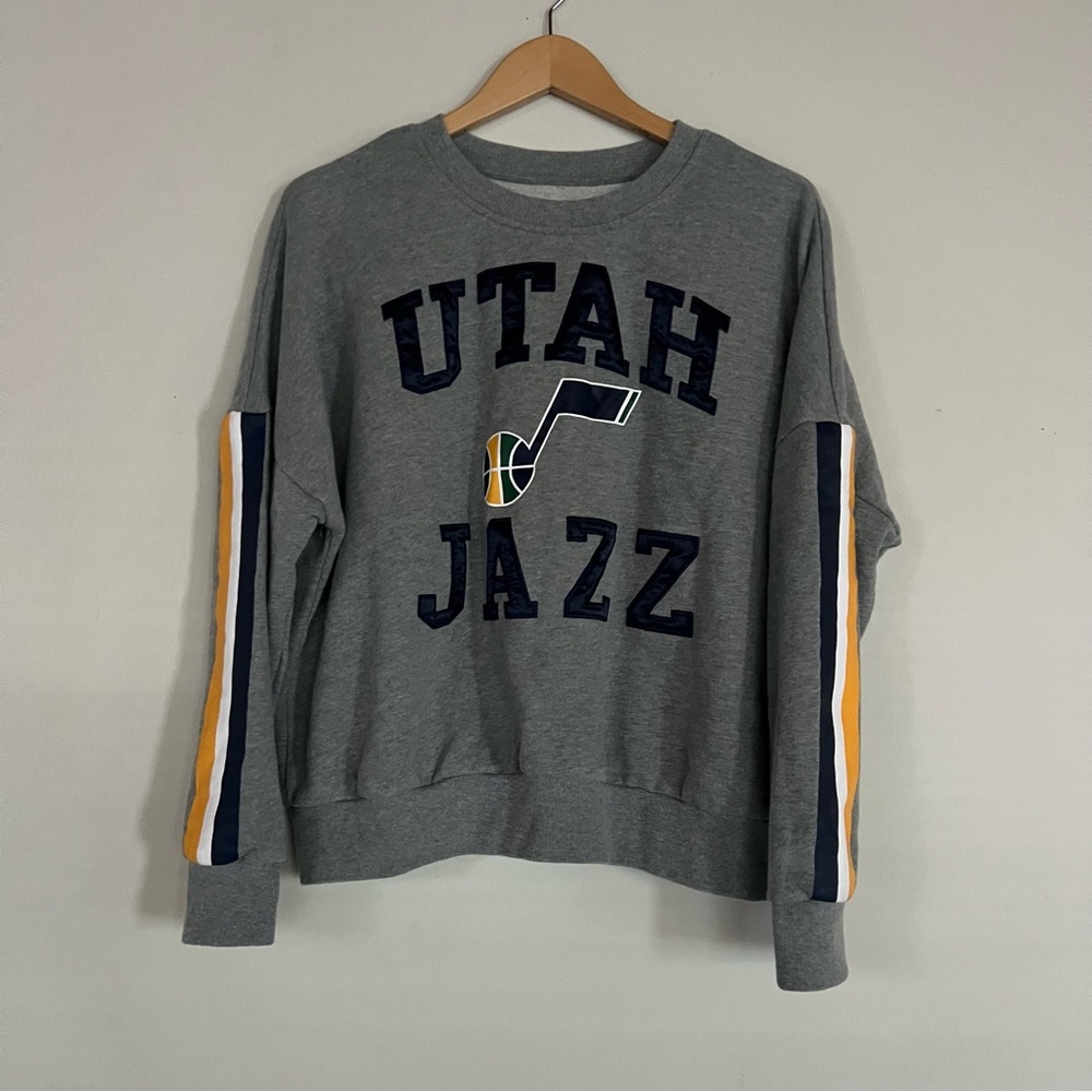 Utah Jazz NBA Touch by Alyssa Milano Women's Lightweight Crewneck Sweatshirt XL